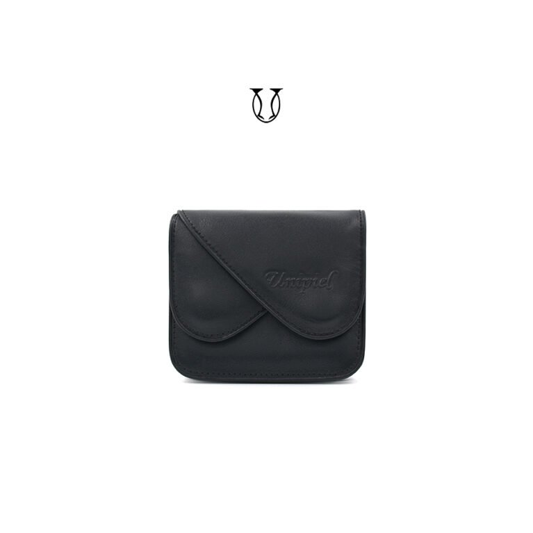 MDC01422001 Monedero de cuero vacuno color negro