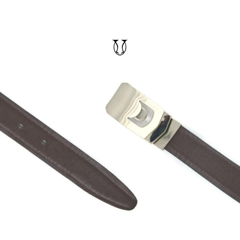 COR045-1 Correa cuero res hebilla reversible guante 3.0 Negro y Marrón