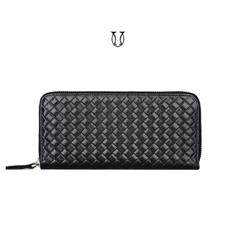 BID04822001 Billetera de cuero vacuno Negro