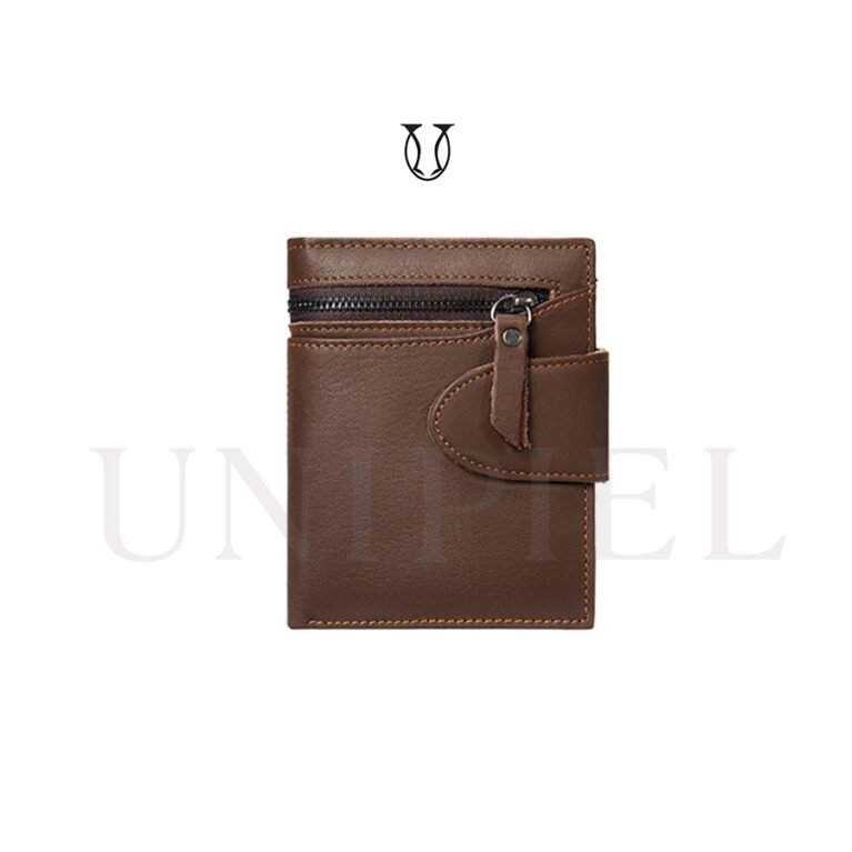 BIC07922003 Billetera cuero de res con tarjetero Marrón