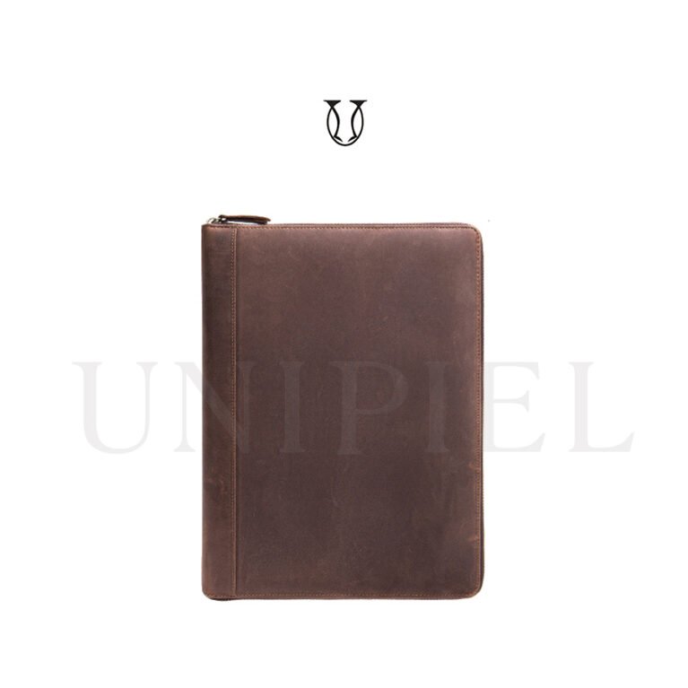 NEC01922003 Carpeta cartapacio de Cuero Marrón