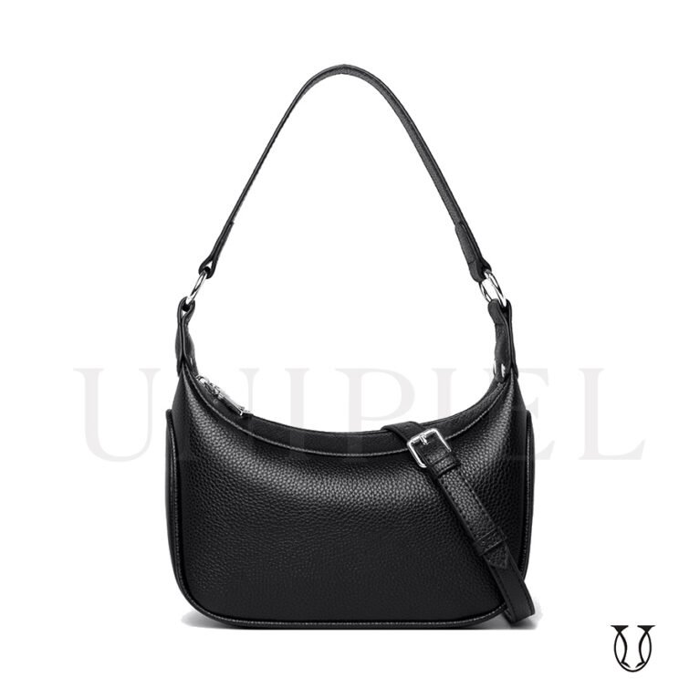 CRD20022001 Cartera de cuero vacuno Negro