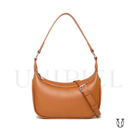 CRD20022060 Cartera de cuero vacuno Caramelo