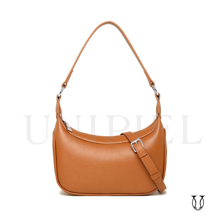 CRD20022060 Cartera de cuero vacuno Caramelo