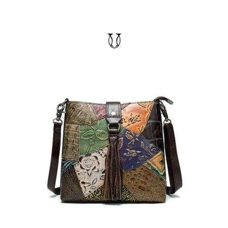 CRD05522010 Cartera de cuero vacuno colores variados