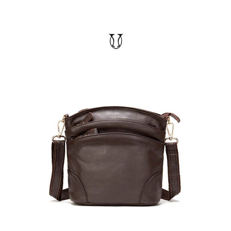 MRU08122002 Cartera morral de cuero vacuno Moro