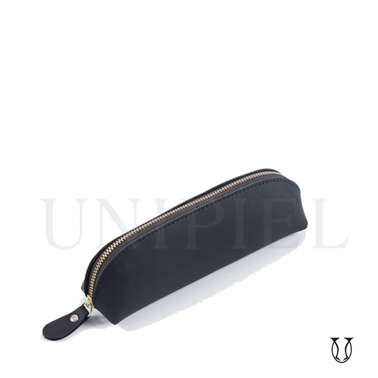 CTH00222001 Cartuchera de cuero vacuno negro