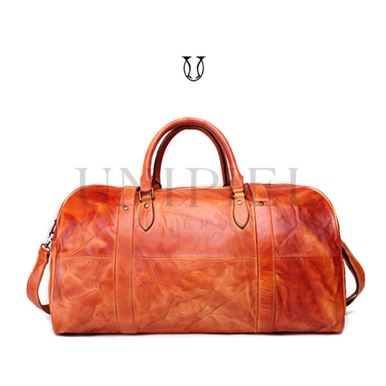 MNU01422004 Maleta de viaje en Cuero guante de res Apache