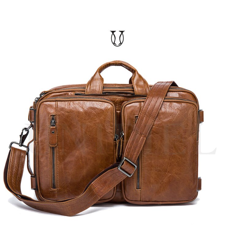 MNU07822004 Maletín mochila de cuero res Apache