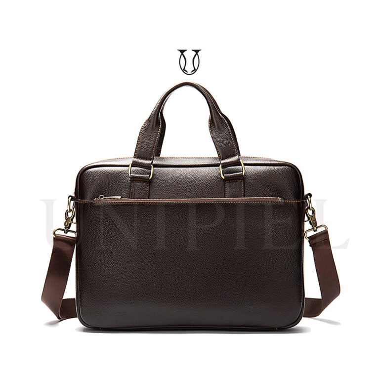 MNU10722002 Maletín de cuero res Moro