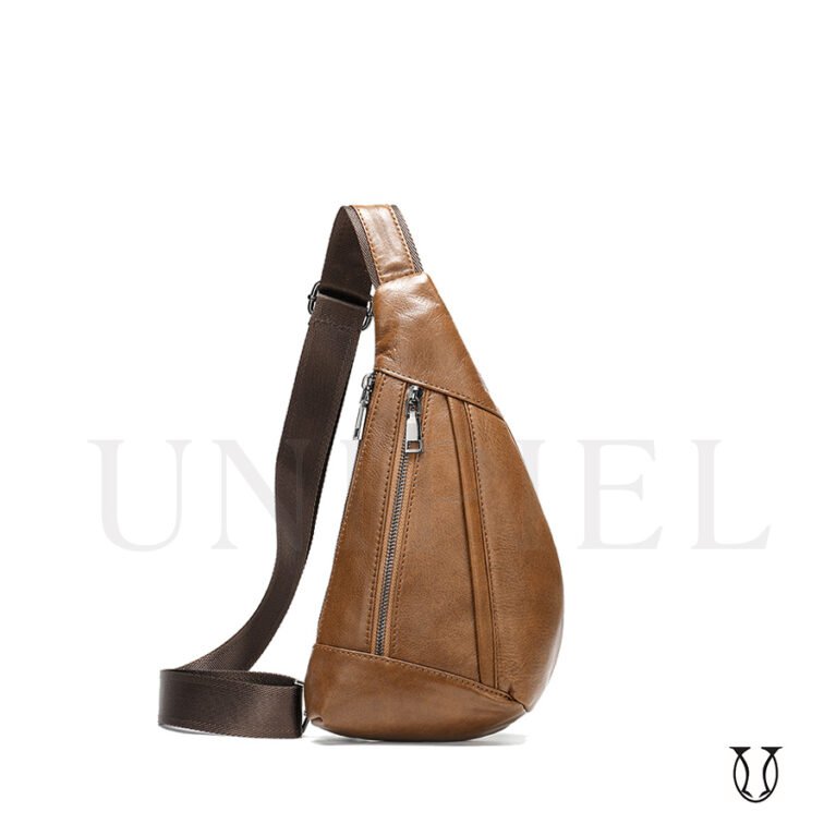 MHU03122005 Mochila Canguro de cuero vacuno Natural