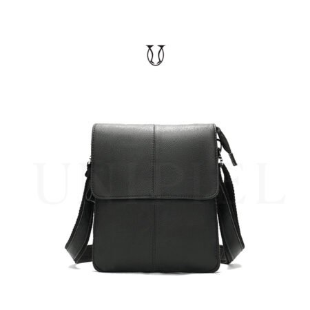 MRU09322001 Morral de cuero vacuno Negro