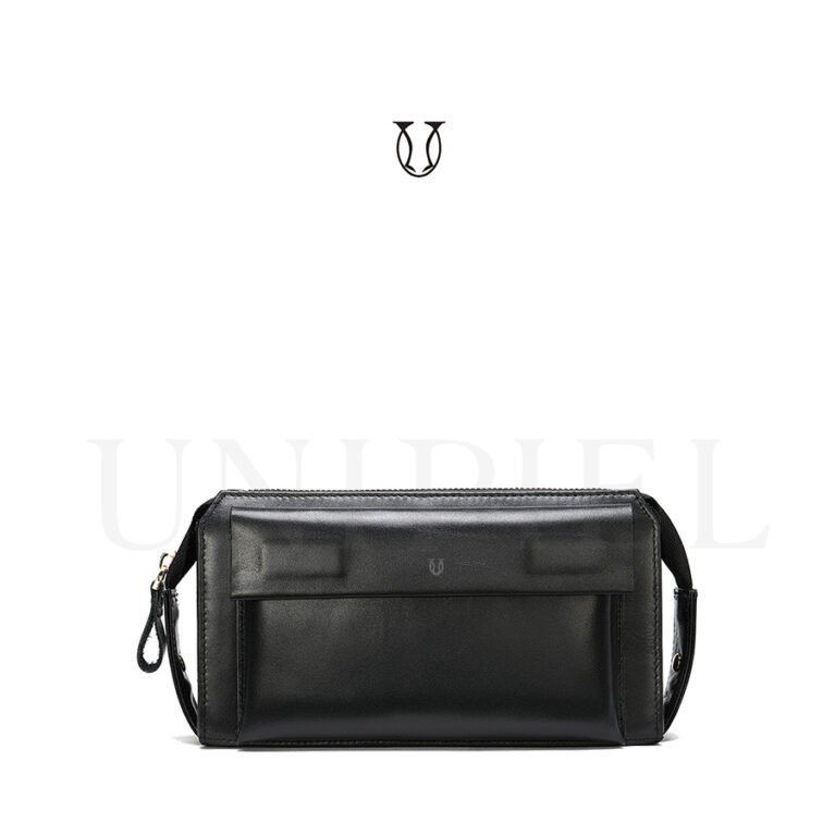 NEC02222001 Neceser de cuero vacuno color negro