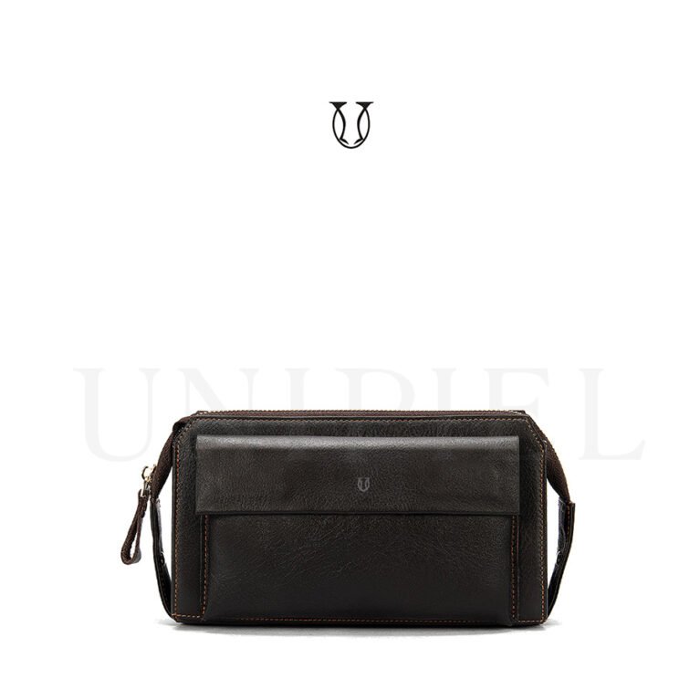 NEC02222002 Neceser de cuero vacuno color moro