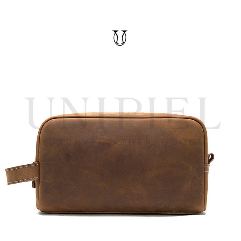 NEC02022005 Neceser de cuero vacuno color natural