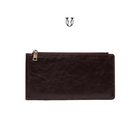 PDU02622003 Porta documentos tarjetero de cuero vacuno color marrón