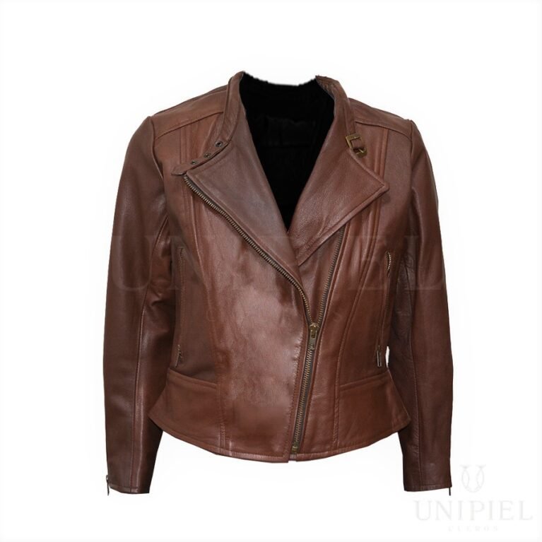 Casaca md Paqui cuero napa vacuno CSD024/ Marrón