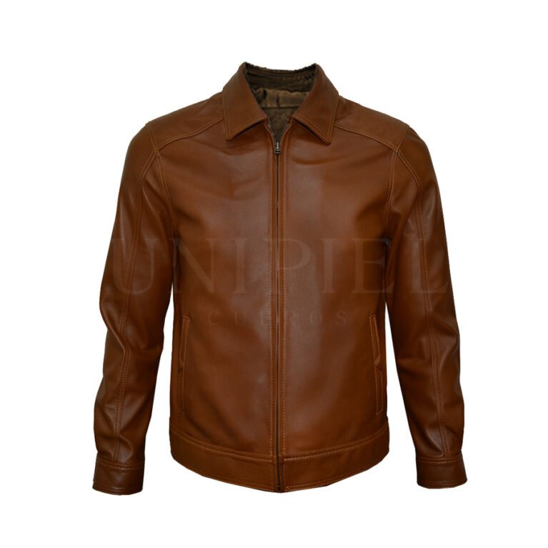 Casaca md diosdado cuero guante ovino CSC005/ Caramelo