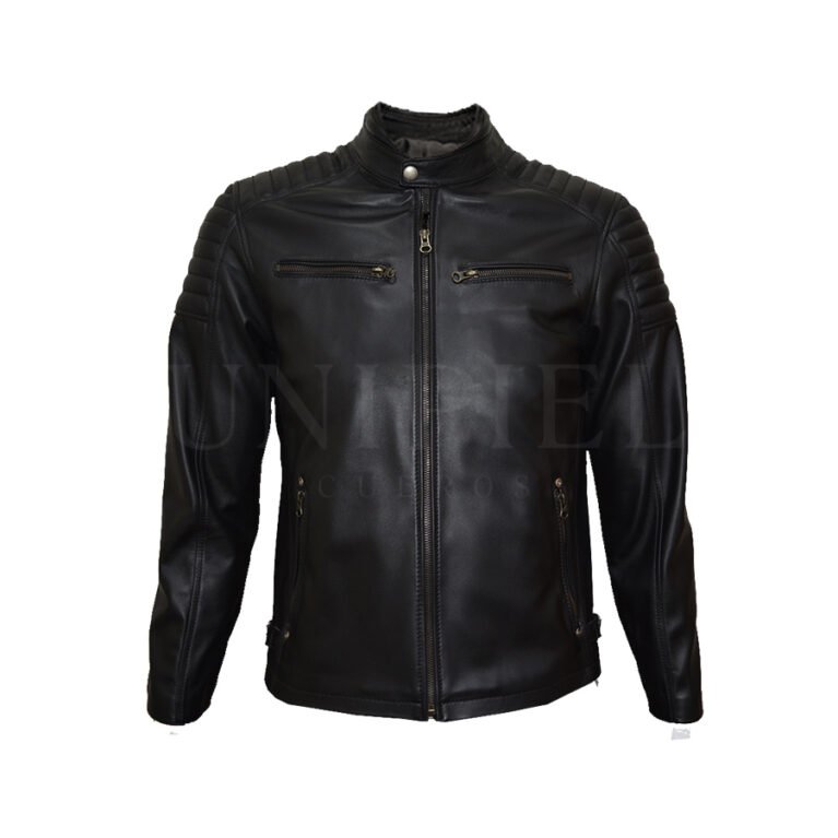 Casaca md Anthony cuero guante ovino CSC013/ Negro