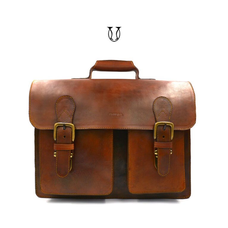 MNU11932005 Maletín cuero suela de res Natural