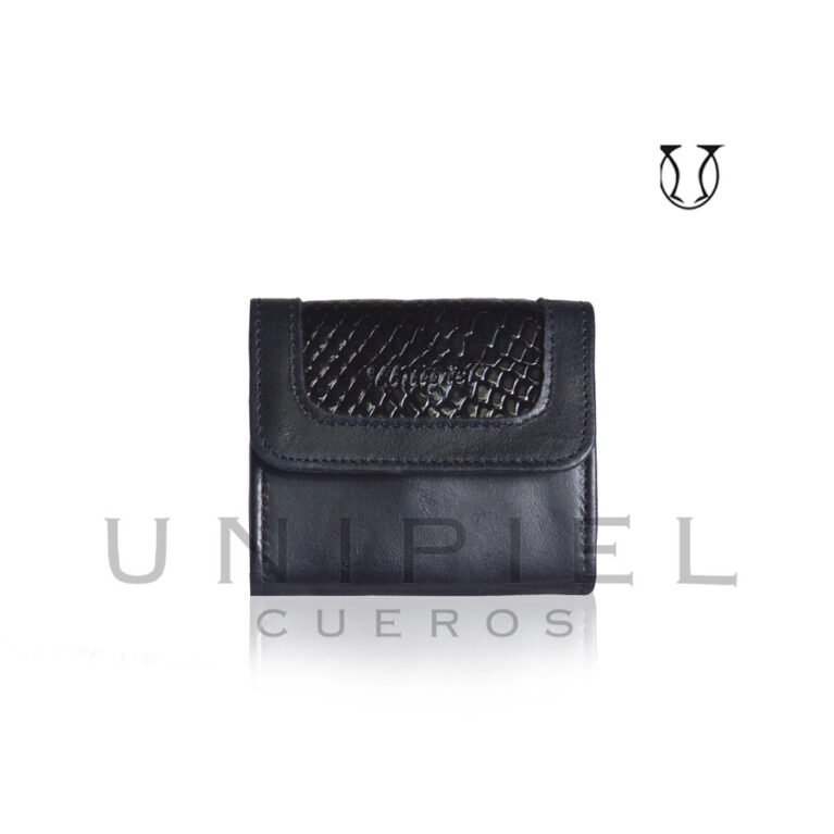 MDD02122070 Monedero cuero vacuno color Negro