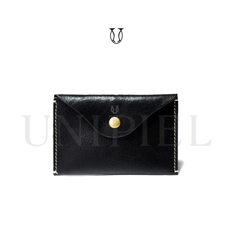 PDU04822001 Monedero tarjetero cuero vacuno Negro