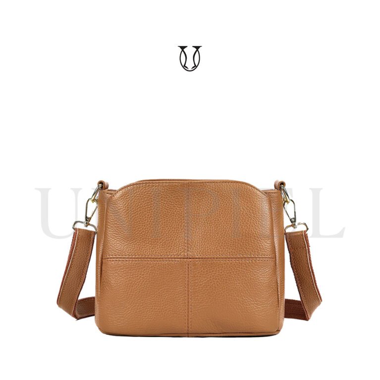 MRU17422005 Cartera Morral de Cuero de Res Natural