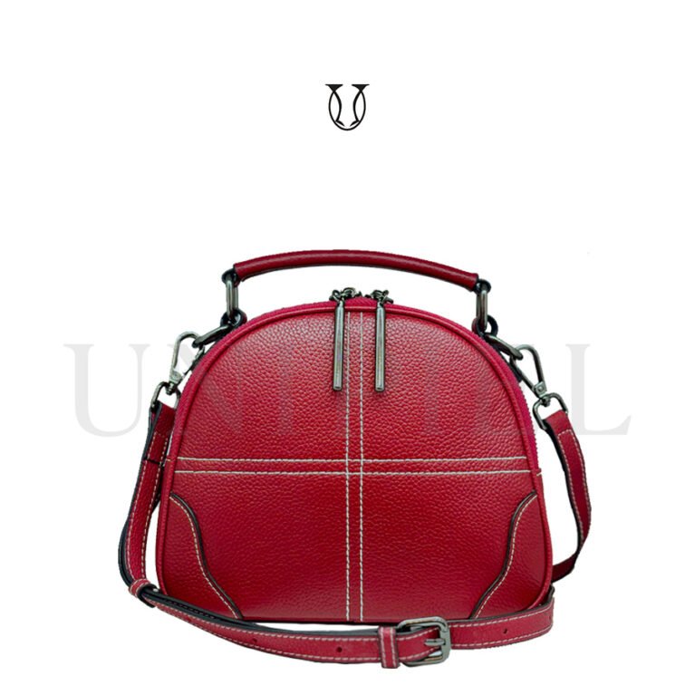 CRD24222012 Cartera de Cuero Vacuno Rojo