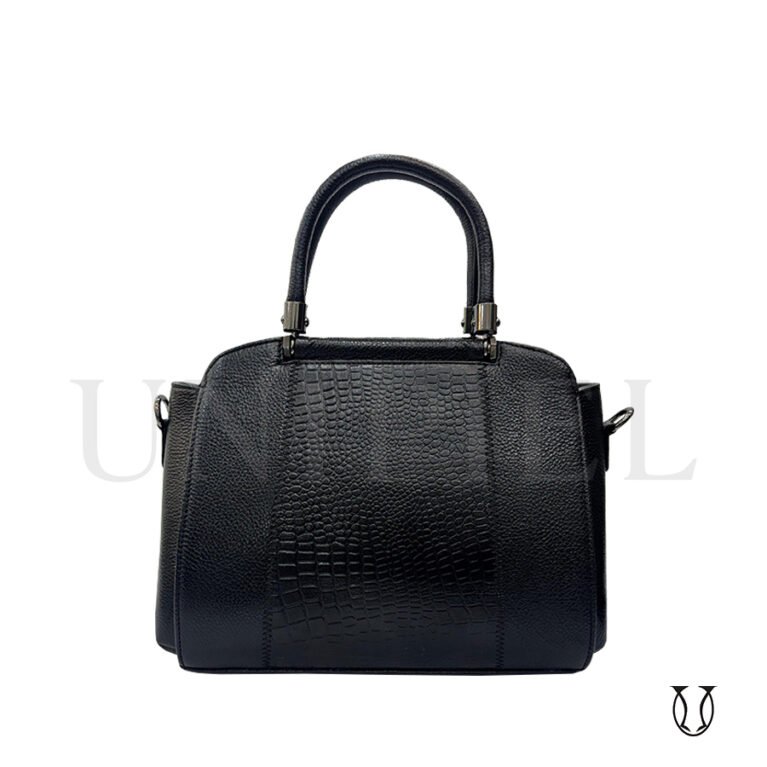 CRD25822001 Cartera de Cuero Md. Karma Negro