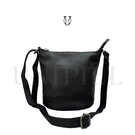 CRD24922001 Cartera de Cuero Vacuno Negro