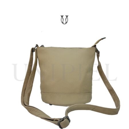 CRD24922061 Cartera de Cuero Vacuno Beige