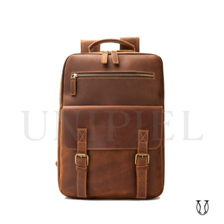 MHU11122005 Mochila de Cuero Vacuno Natural