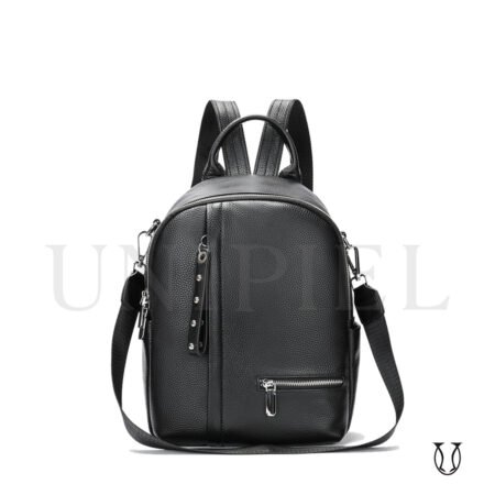 MHU11922001 Mochila de cuero vacuno Negro