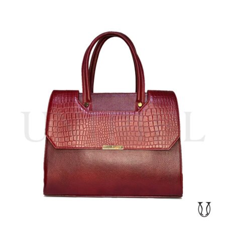 CRD26122012 Cartera de Cuero Md. Shanti Rojo