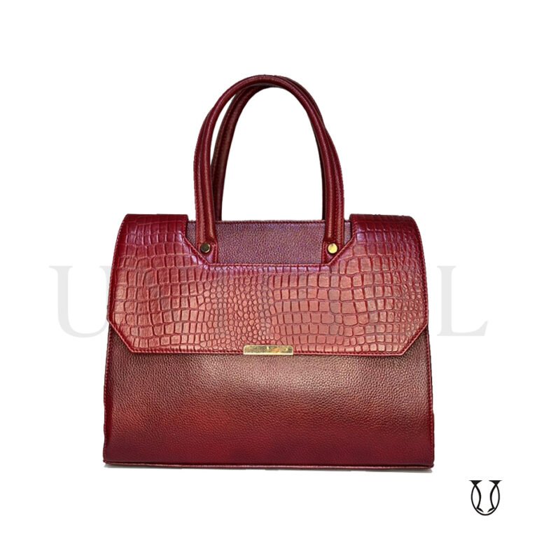 CRD26122012 Cartera de Cuero Md. Shanti Rojo