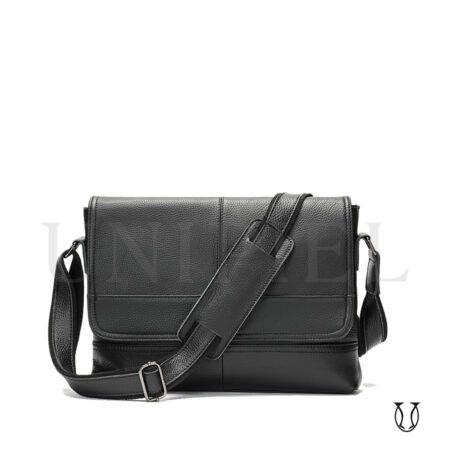 MNU04222001 Maletín de Cuero Vacuno Negro