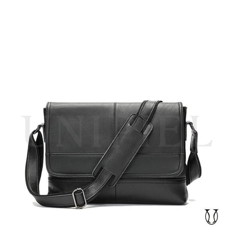 MNU04222001 Maletín de Cuero Vacuno Negro