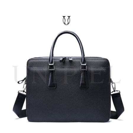 MNU11822001 Maletín de Cuero Vacuno Negro