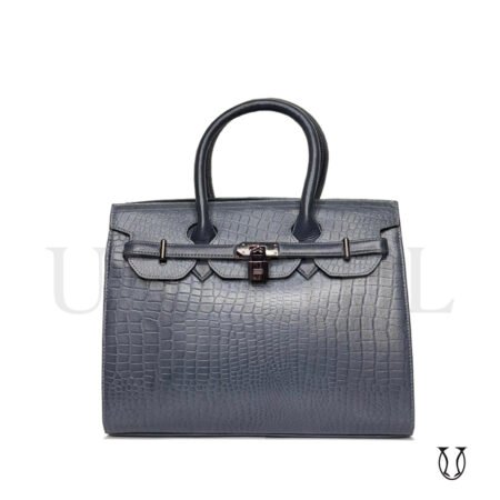 CRD26222006 Cartera de Cuero Md. Lock Azul