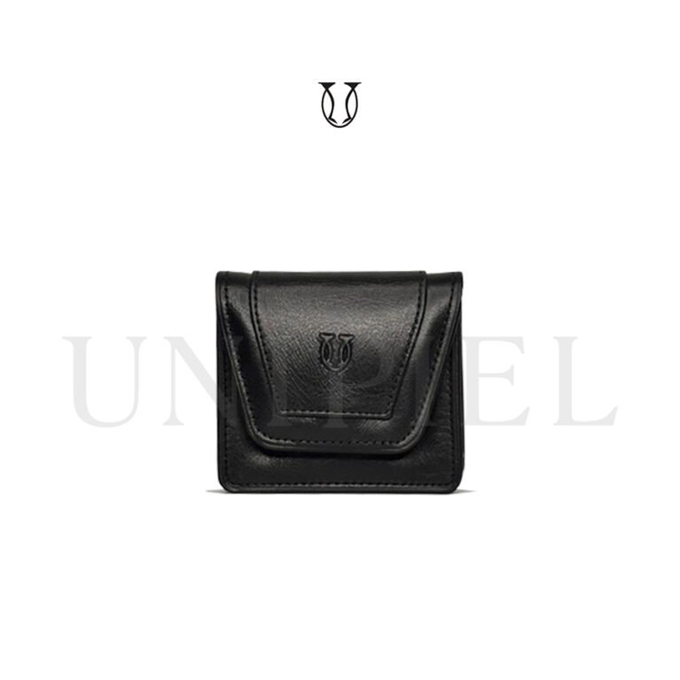 MDC01022001 Monedero de Cuero Vacuno Color Negro