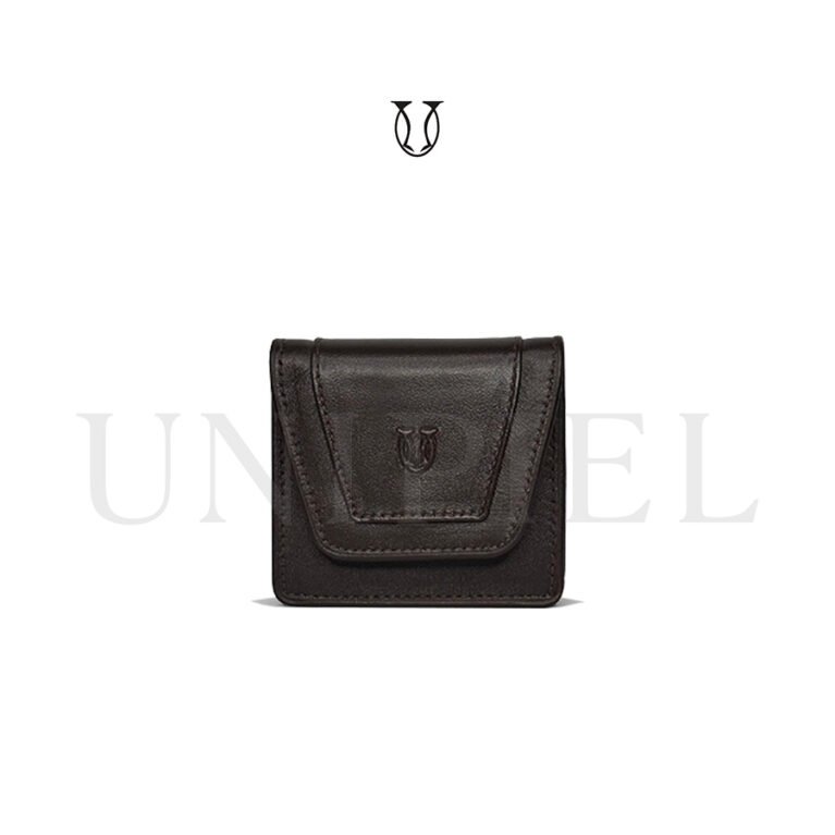 MDC01022002 Monedero de Cuero Vacuno Color Moro