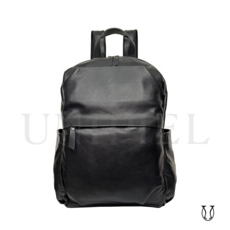 MHU12122001 Mochila de Cuero Vacuno Negro