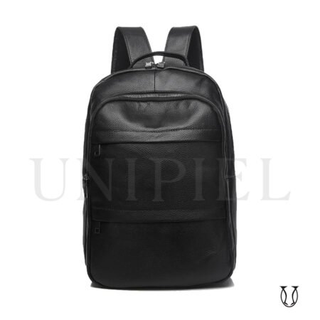 MHU12622001 Mochila de Cuero Vacuno Negro