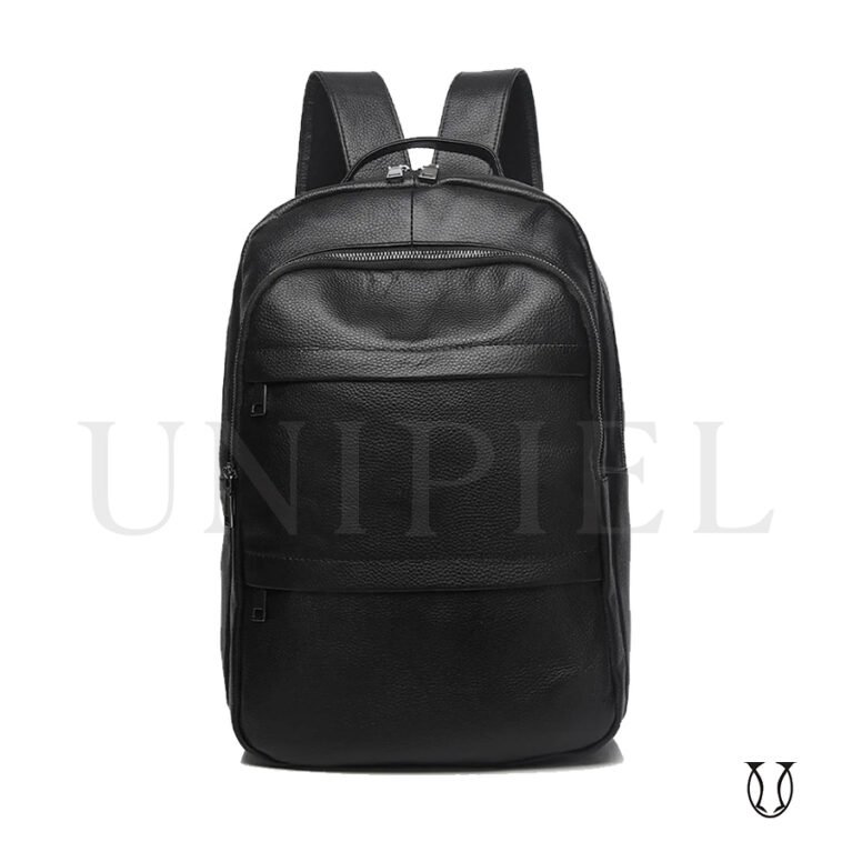 MHU12622001 Mochila de Cuero Vacuno Negro