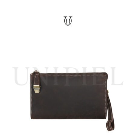 NEC04122002 Neceser de Cuero Vacuno color Moro