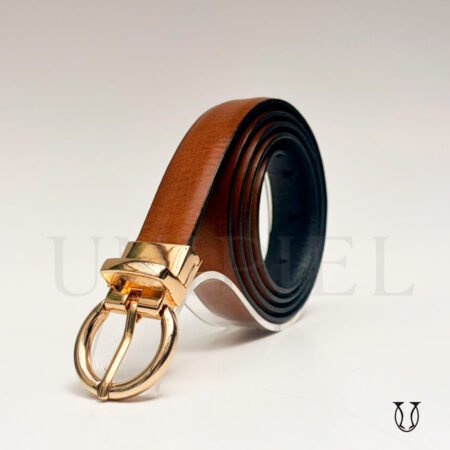 COD0203251 Correa cuero vacuno md reversible 2.0 color negro y alamo