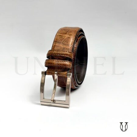 COC0042136 Correa cuero res guante 3.5 color Marrón cocodrilo