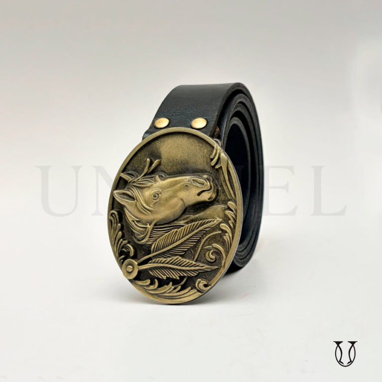 COC0643001 Correa cuero vacuno hebilla grande 4.0 color Negro