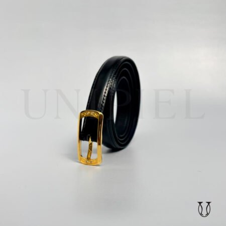 COD0012020 Correa cuero Res guante 1.5 color Negro charol