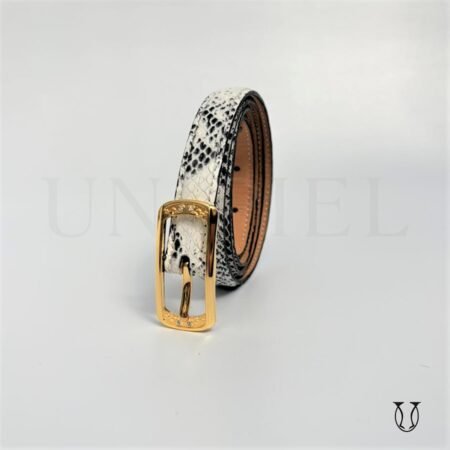 COD0012183 Correa cuero Res guante 1.5 color Blanco y negro serp
